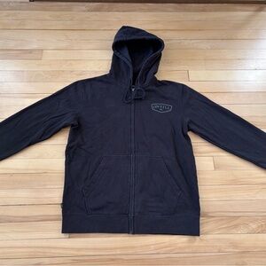 O'Neill Men's Black Full-Zip Hooded Sweatshirt